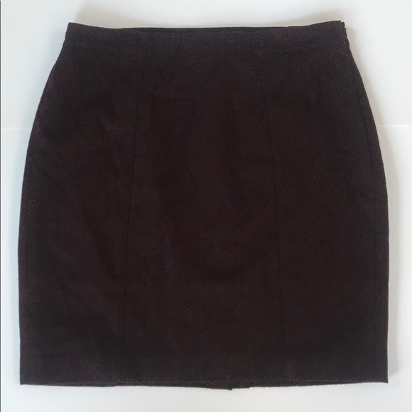 Banana Republic Dresses & Skirts - New Banana Republic Wool Blend Skirt Maroon Black